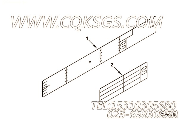 【铭牌】康明斯CUMMINS柴油机的2888704 铭牌