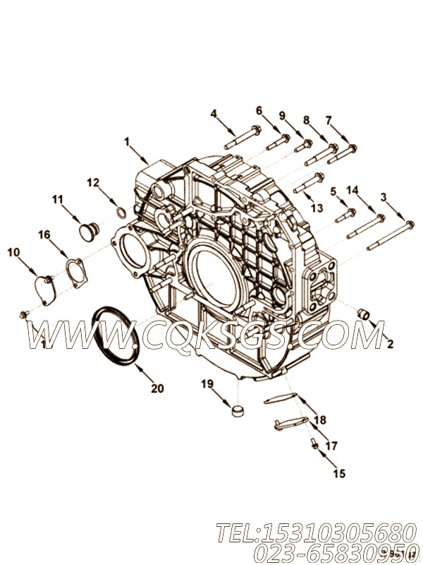 Housing, Flywheel