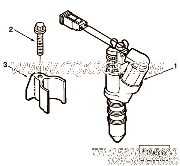 【喷油器】康明斯CUMMINS柴油机的3070551 喷油器