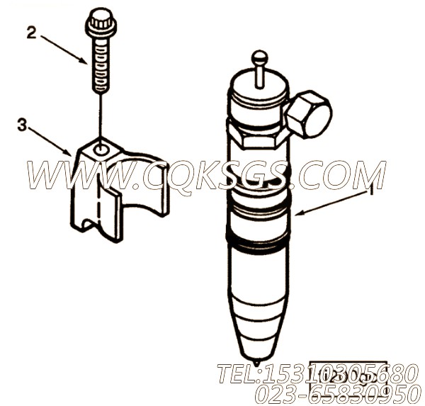 【喷油器】康明斯CUMMINS柴油机的3070422 喷油器
