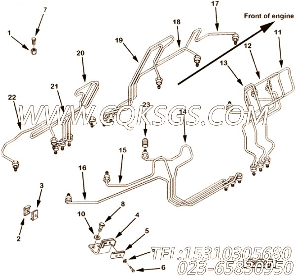 Tube, Injector Fuel Supply