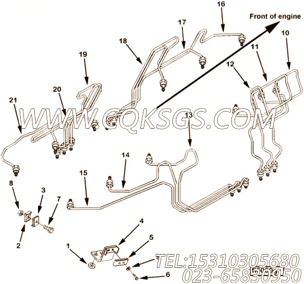 Tube, Injector Fuel Supply