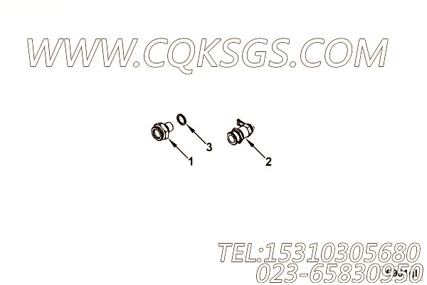 【断开连接器】康明斯CUMMINS柴油机的3970328 断开连接器