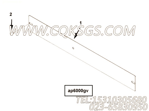 【铭牌】康明斯CUMMINS柴油机的2891728 铭牌