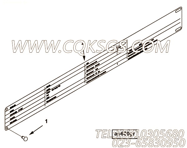 【铭牌】康明斯CUMMINS柴油机的4959549 铭牌