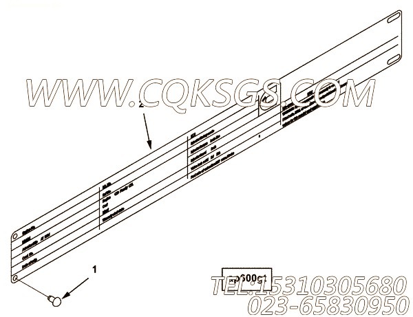 【铭牌】康明斯CUMMINS柴油机的4966537 铭牌