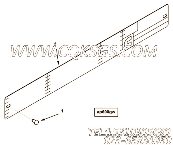 【铭牌】康明斯CUMMINS柴油机的4970747 铭牌