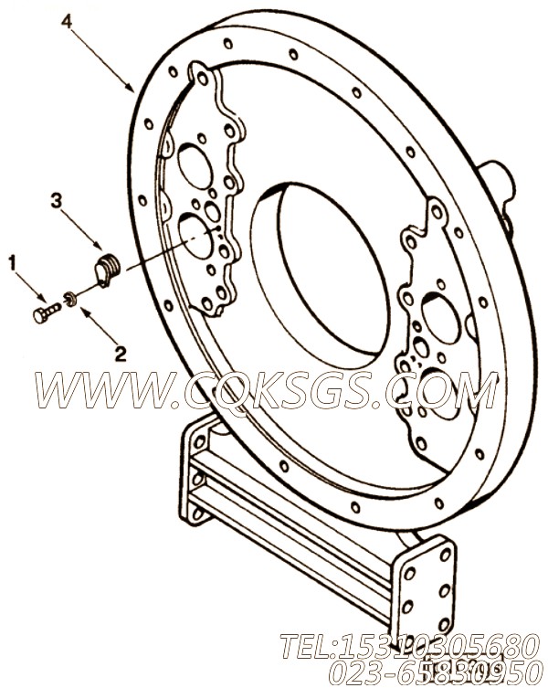 【发电机适配器】康明斯CUMMINS柴油机的3033797 发电机适配器