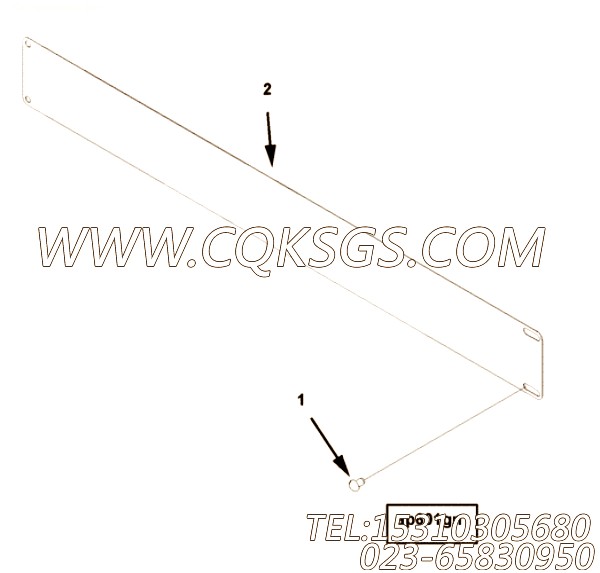 【铭牌】康明斯CUMMINS柴油机的3643901 铭牌