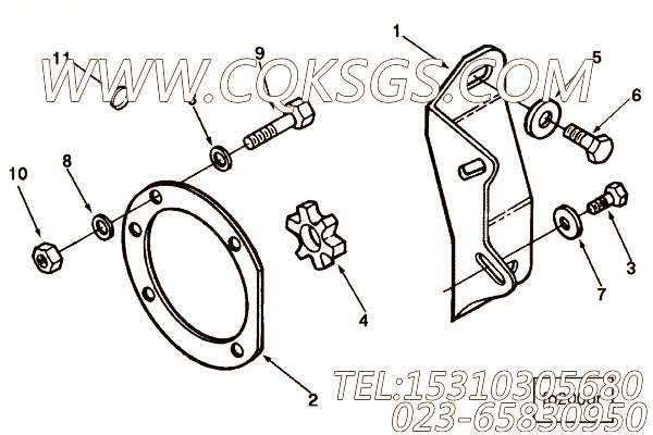 Brace, Fuel Pump