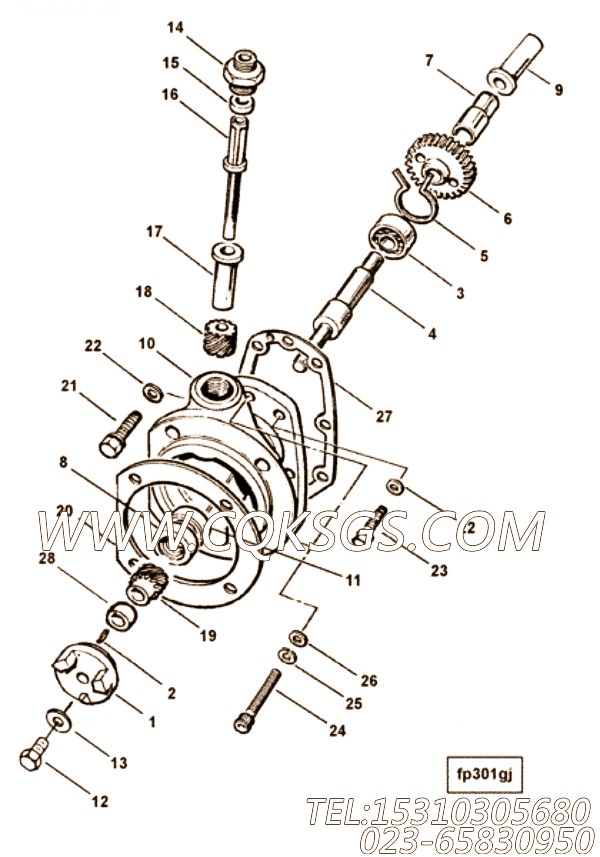 【12 角头螺栓】康明斯CUMMINS柴油机的3067897 12 角头螺栓