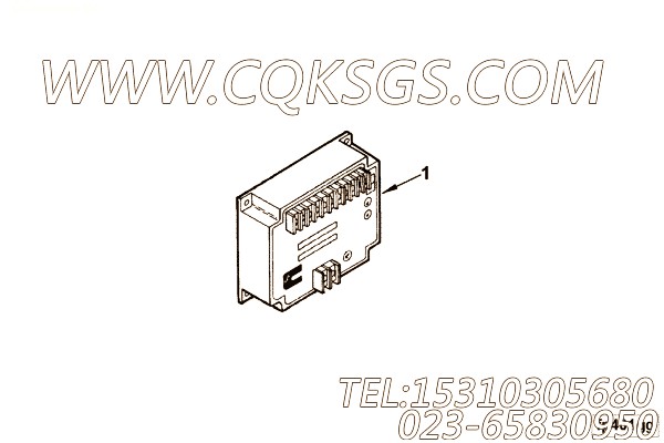 3178724电子调速控制器,用于康明斯KT38-G-500KW柴油发动机燃油泵及调速器组,【动力电】配件