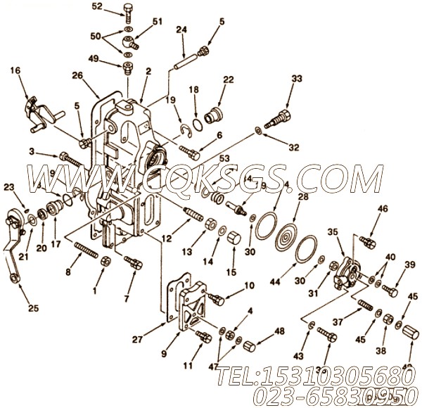 【喷油泵】康明斯CUMMINS柴油机的3093271 喷油泵
