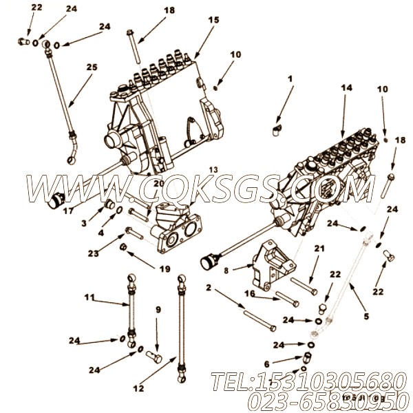 【六角法兰六角螺钉】康明斯CUMMINS柴油机的3093802 六角法兰六角螺钉