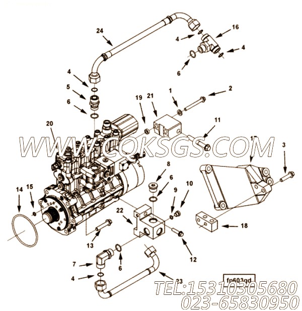 【六角法兰六角螺钉】康明斯CUMMINS柴油机的3171713 六角法兰六角螺钉