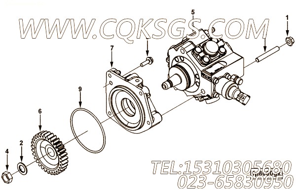 【Ø形密封圈】康明斯CUMMINS柴油机的4944947 Ø形密封圈