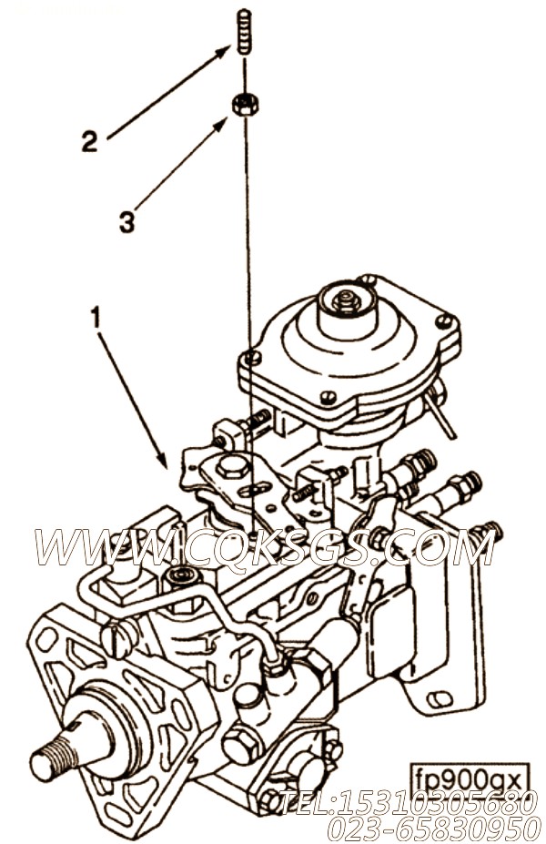 【正六角螺母】康明斯CUMMINS柴油机的3915103 正六角螺母