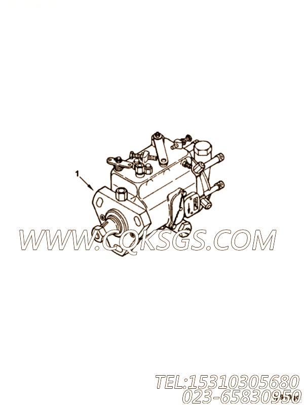 【喷油泵】康明斯CUMMINS柴油机的3917810 喷油泵