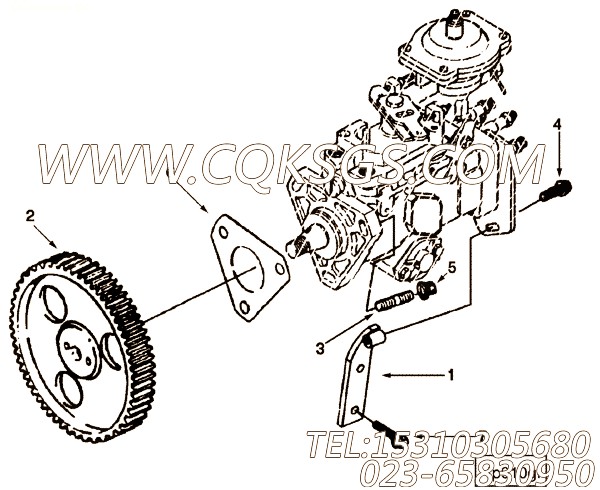 【燃油泵垫片】康明斯CUMMINS柴油机的3905665 燃油泵垫片