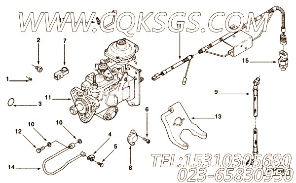 【引擎QSB4.5-G6的进气岐管盖组】 康明斯六角法兰面螺栓,参数及图片
