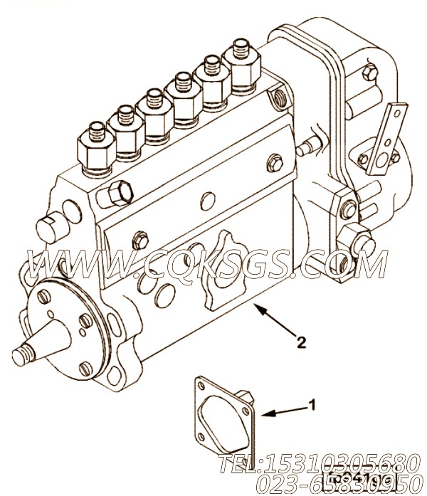 【喷油泵】康明斯CUMMINS柴油机的3921129 喷油泵