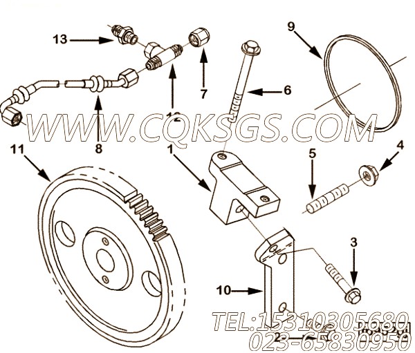 Brace, Fuel Pump