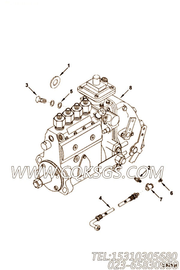 【喷油泵】康明斯CUMMINS柴油机的3925753 喷油泵