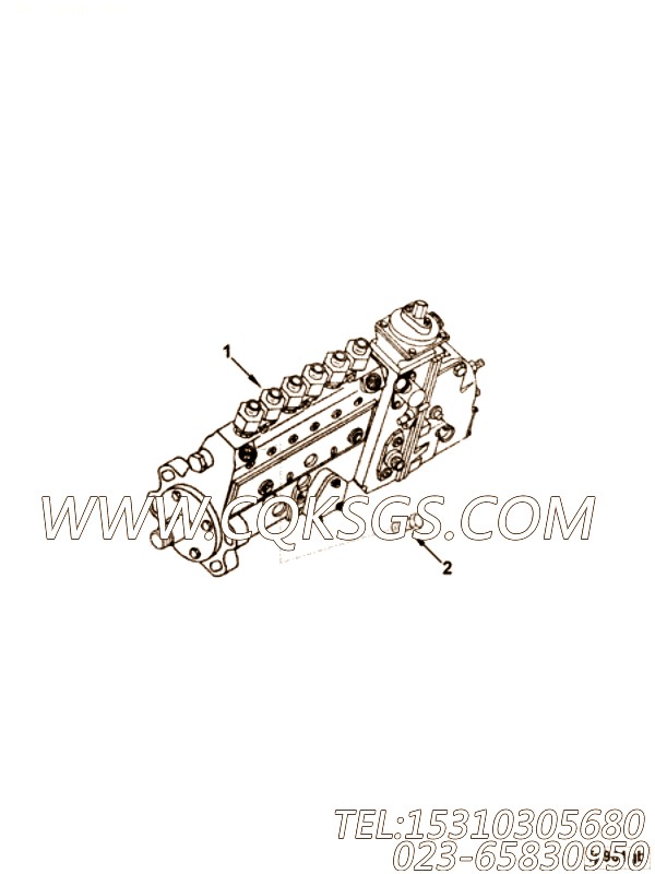 【喷油泵】康明斯CUMMINS柴油机的3936544 喷油泵