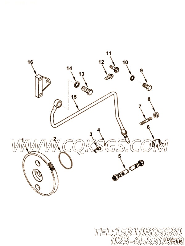 【燃油泵齿轮】康明斯CUMMINS柴油机的3967616 燃油泵齿轮