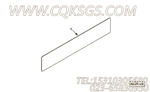 【铭牌】康明斯CUMMINS柴油机的4996963 铭牌