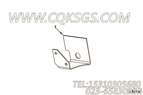 【热屏蔽】康明斯CUMMINS柴油机的215860 热屏蔽