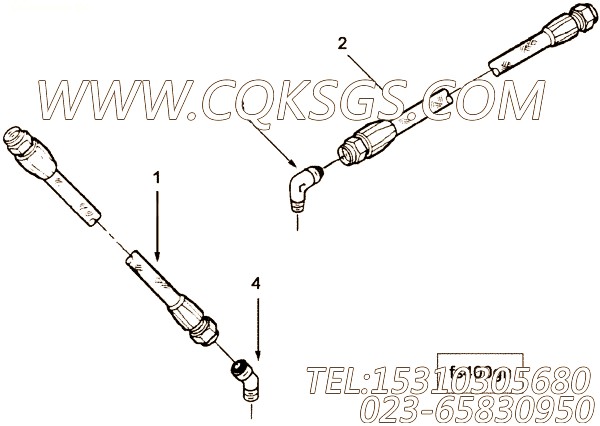 【柔性软管】康明斯CUMMINS柴油机的AK 8019 SS 柔性软管