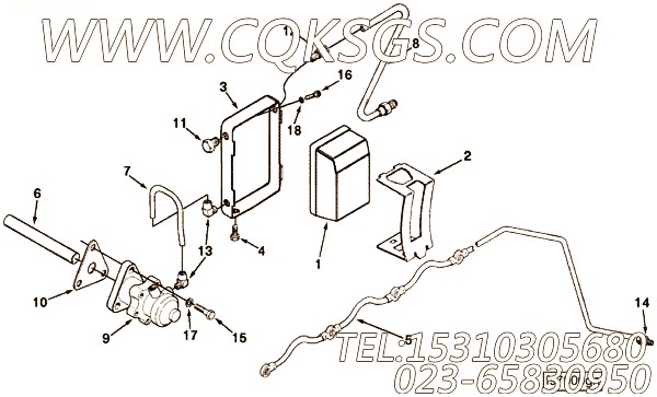 【燃油供应管】康明斯CUMMINS柴油机的C0149179700 燃油供应管