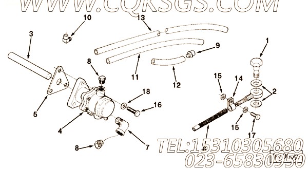 【适配器弯头】康明斯CUMMINS柴油机的C0502097810 适配器弯头