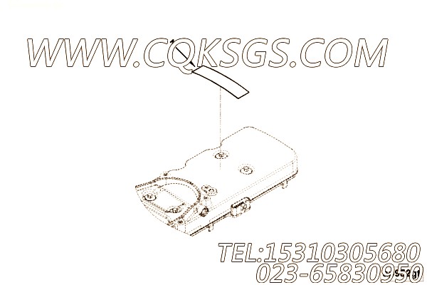 【铭牌】康明斯CUMMINS柴油机的4993983 铭牌