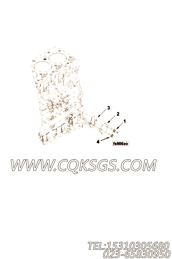 【盖板】康明斯CUMMINS柴油机的3947095 盖板