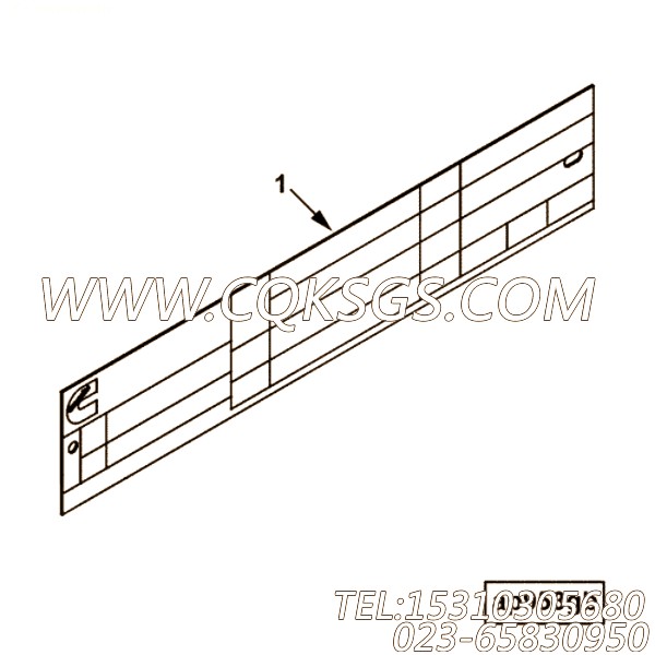 【铭牌】康明斯CUMMINS柴油机的4996930 铭牌