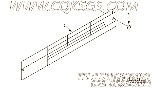 【铭牌】康明斯CUMMINS柴油机的5256828 铭牌