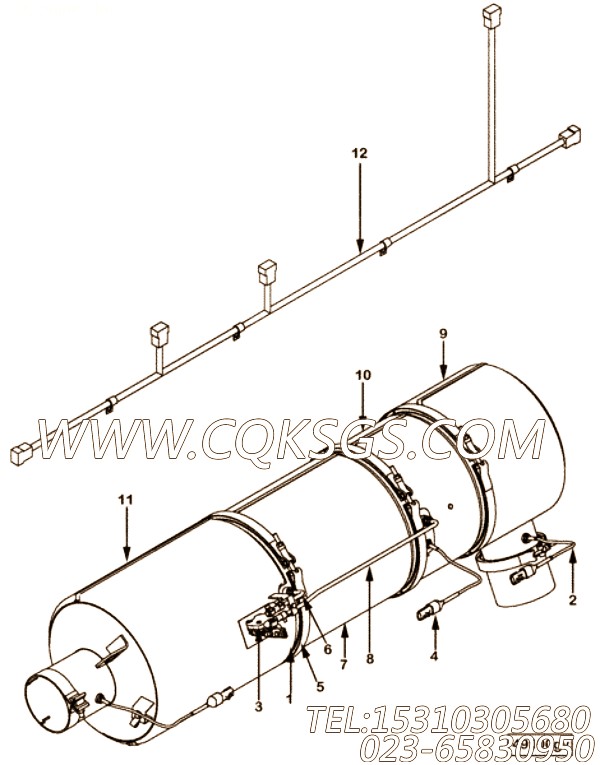 【Device, Aftertreatme】康明斯CUMMINS柴油机的4965132 Device, Aftertreatme