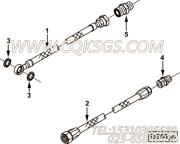 【阳性接头】康明斯CUMMINS柴油机的3866040 阳性接头