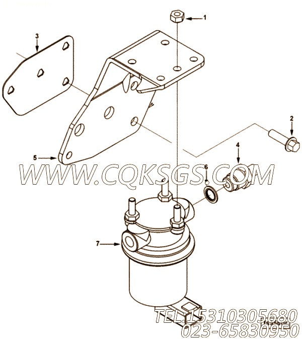 【燃油输送泵】康明斯CUMMINS柴油机的4932708 燃油输送泵
