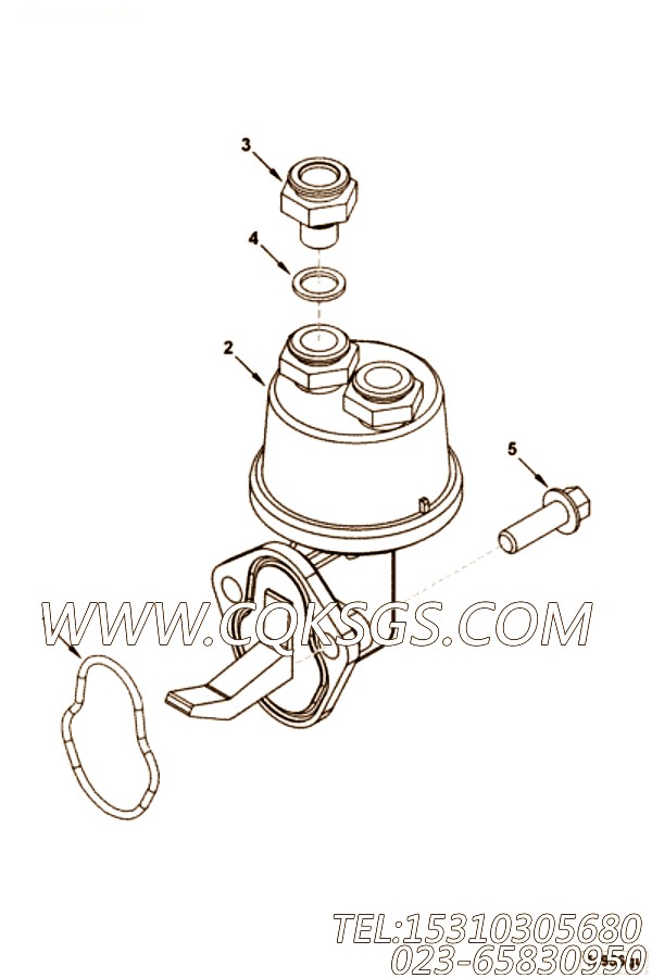 【燃油输送泵】康明斯CUMMINS柴油机的2830266 燃油输送泵