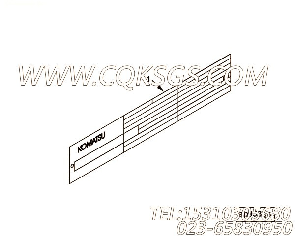 【铭牌】康明斯CUMMINS柴油机的5283100 铭牌
