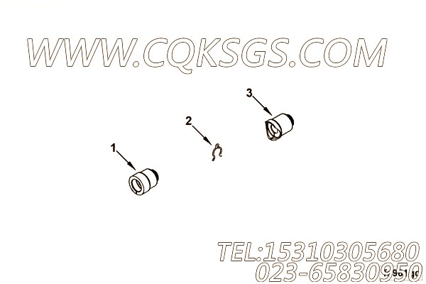 【切面】康明斯CUMMINS柴油机的4934062 切面