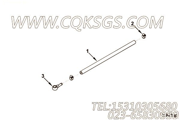 【软管】康明斯CUMMINS柴油机的3815736 软管