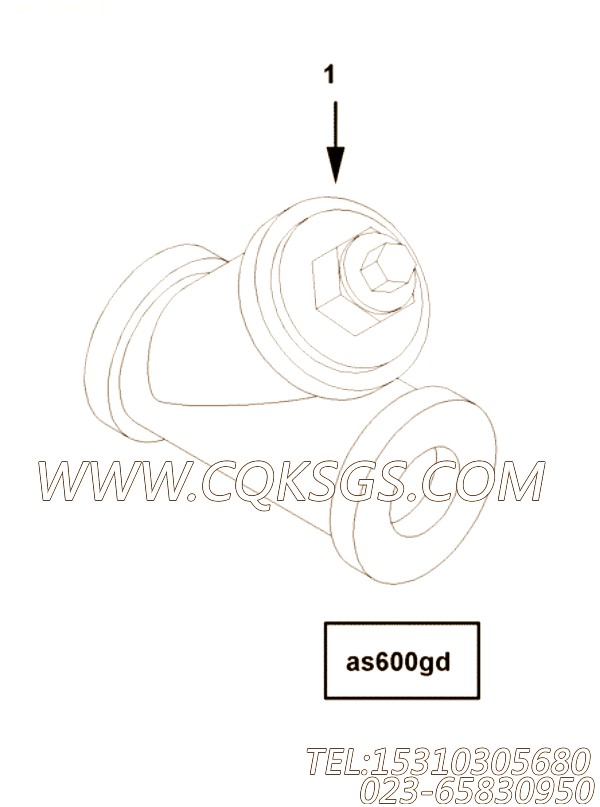 【空气过滤器】康明斯CUMMINS柴油机的3643342 空气过滤器