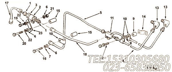 【止回阀】康明斯CUMMINS柴油机的3261802 止回阀
