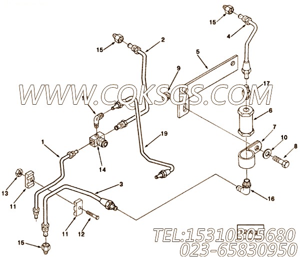Tube, Fuel Drain