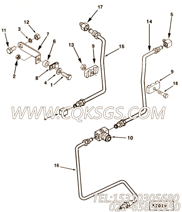 Tube, Fuel Drain