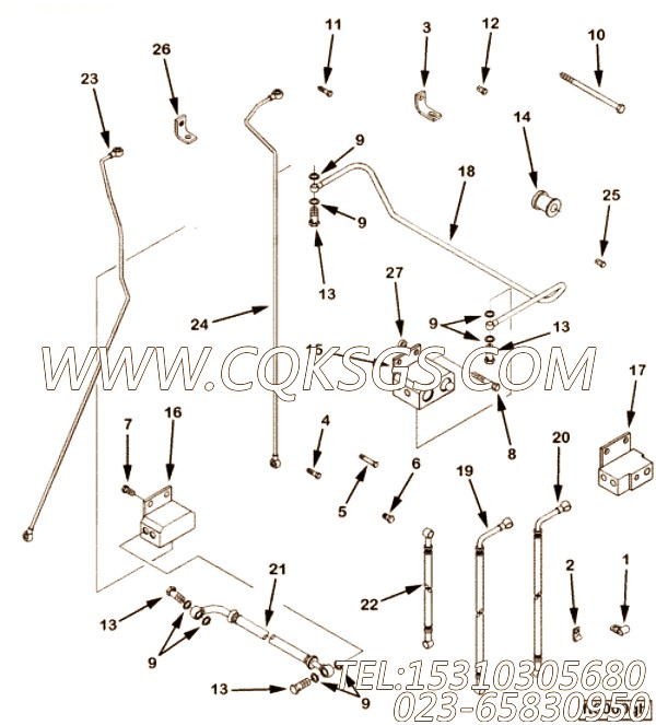 【安装垫片】康明斯CUMMINS柴油机的3094825 安装垫片
